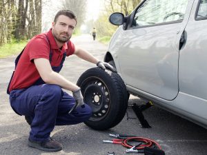 Man,Fixing,A,Car,Problem,After,Vehicle,Breakdown,On,The